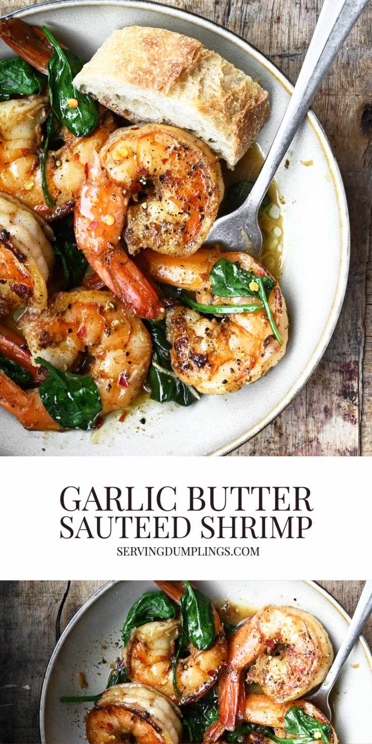 Garlic Butter Sauteed Shrimp - Valentina's Corner